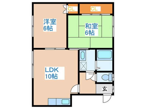 第３村西マンションの物件間取画像